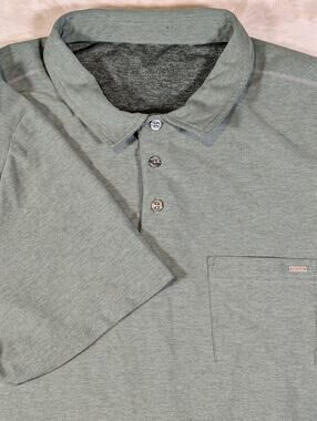 Vuori Men's Sage Green Polo Shirt